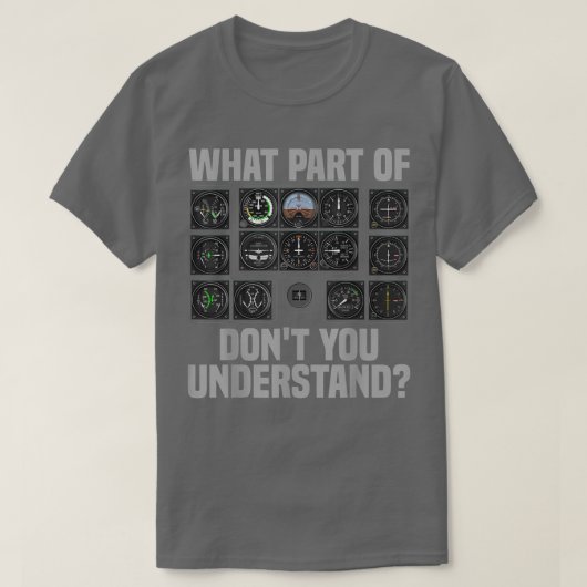 Funny Pilot Design for Men Airline T-shirt (Design voorkant)