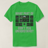 Funny Pilot Design for Men Airline T-shirt (Design voorkant)