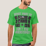 Funny Pilot Design for Men Airline T-shirt<br><div class="desc">Funny Pilot Design for Men Airline Pilot.</div>
