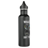 Funny Pilot Design for Men Airline  Waterfles (Links)