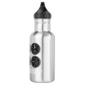 Funny Pilot Design for Men Airline  Waterfles (Rechts)