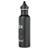 Funny Pilot Quote Cockpit Airplane Intrumen Waterfles (Rechts)