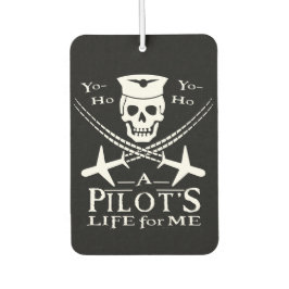 Funny Pilot Skull Cross Airplanes Pirate Humor Luchtverfrisser
