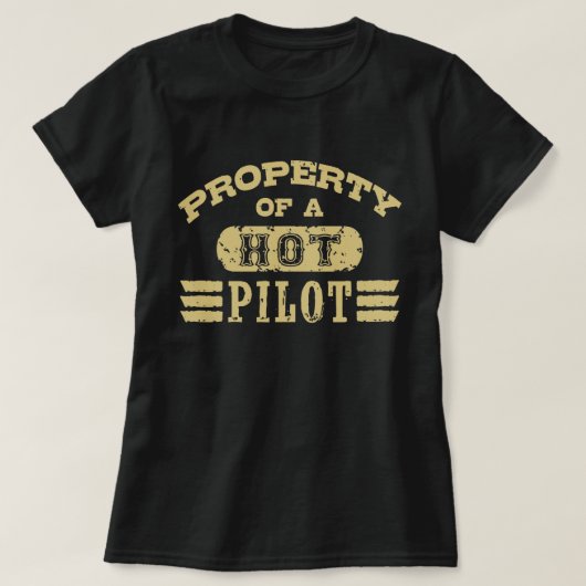 Funny Pilot T-shirt (Design voorkant)