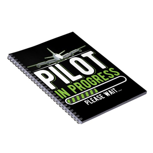 Funny Pilots, piloot belast met piloten Notitieboek (Rechterzijde)