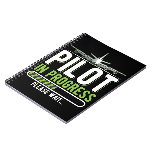 Funny Pilots, piloot belast met piloten Notitieboek (Linkerzijde)
