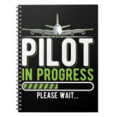 Funny Pilots, piloot belast met piloten Notitieboek (Voorkant)
