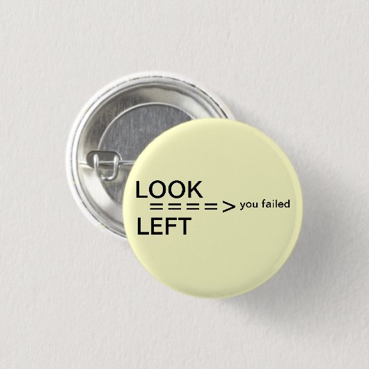 Funny Pin Ronde Button 3,2 Cm (Voorkant /achterkant)