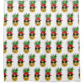 Funny pineappel douchegordijn (Voorkant)