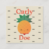 Funny pineappel visitekaartjes (Voorkant)