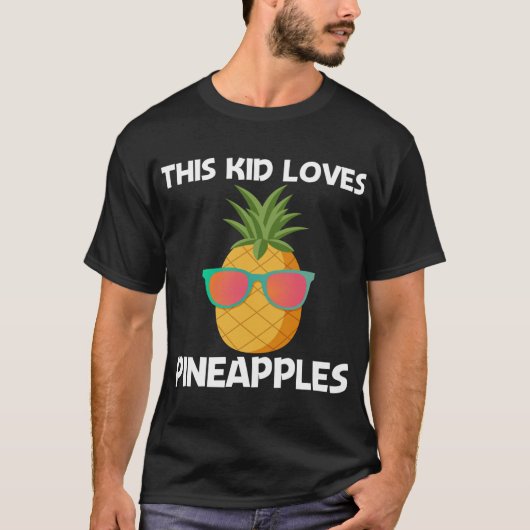 Funny Pineappel voor kinderen Zombril ZW T-shirt (Voorkant)
