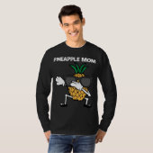 Funny Pineapple Art for Mam Moeder Fruit Summer Lo T-shirt (Voorkant volledig)