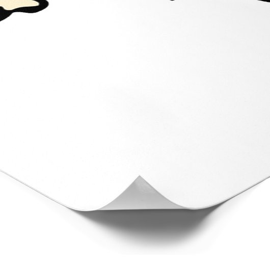 Funny Pineapple Cartoon Face Foodie, ZSSG Poster (Hoek)