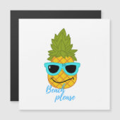 Funny Pineapple Chilling with Summer Sunbril (Voorkant / Achterkant)