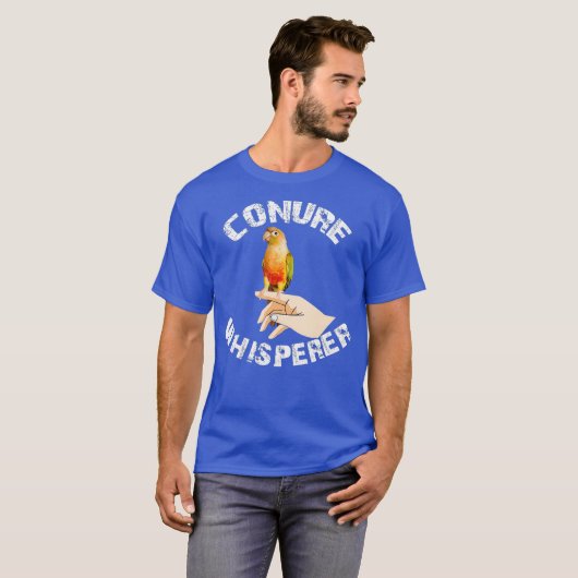 Funny Pineapple Conure Apparel Conure Whisperer T-shirt (Voorkant volledig)