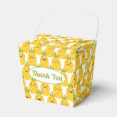 Funny Pineapple Favor Box Bedankdoosjes (Voorkant Zijde)