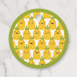 Funny Pineapple Favor Tags Bedankjes Labels