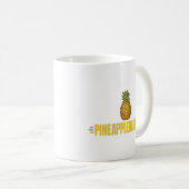 Funny Pineapple Lover Koffiemok (Voorkant rechts)