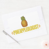 Funny Pineapple Lover Rechthoekige Sticker (Envelop)