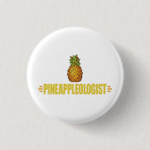 Funny Pineapple Lover Ronde Button 3,2 Cm (Voorkant)