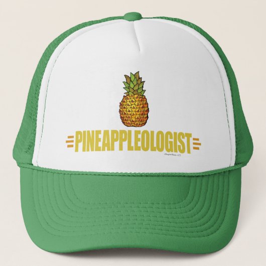 Funny Pineapple Lover Trucker Pet (Voorkant)