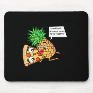 Funny pineapple op Pizza Muismat