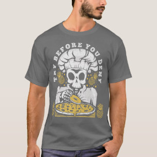 Funny Pineapple Pizza Graphic Novelty, probeer voo T-shirt