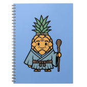 Funny Pineapple Sensei Master Samurai Illustration Notitieboek (Voorkant)