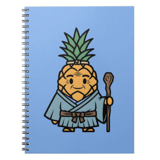 Funny Pineapple Sensei Master Samurai Illustration Notitieboek