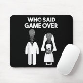 Funny Pineapple Swinger Gift Wedding Bride Groom Muismat (Met muis)