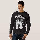 Funny Pineapple Swinger Gift Wedding Bride Groom Trui (Voorkant volledig)