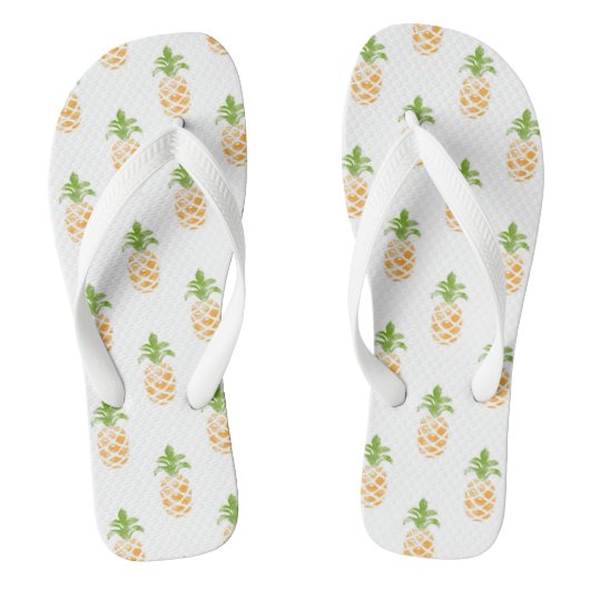 Funny Pineapple Teenslippers (Voetbed)