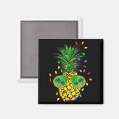 Funny Pineapple Xmas - zomerkerst in juli Magneet (Voorkant / Achterkant)