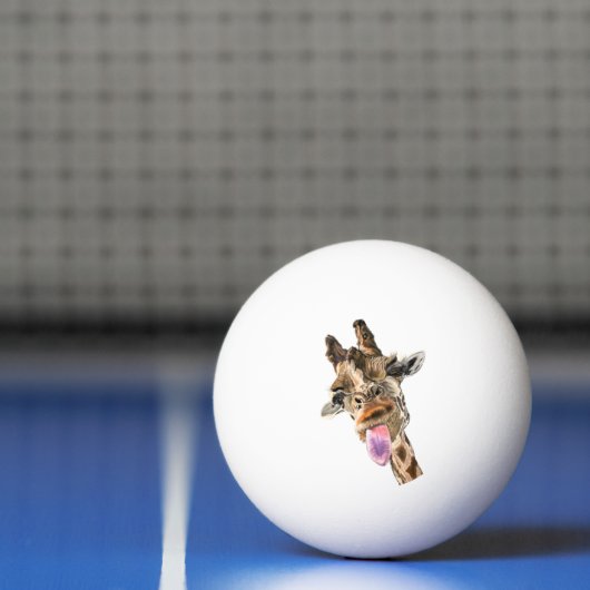 Funny Ping Pong Balls Playful Giraffe Pingpongbal (Net)