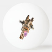 Funny Ping Pong Balls Playful Giraffe Pingpongbal (Achterkant)