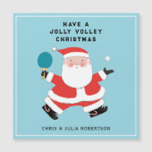 Funny Ping-pong kerstfeestkaarten (Voorkant)