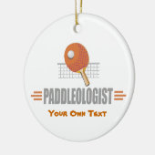 Funny Ping Pong Lover Keramisch Ornament (Links)