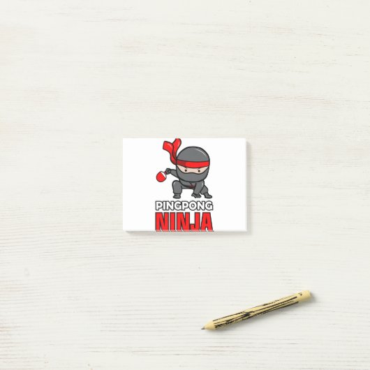 Funny Ping Pong Lovers - Tennis Lovers Post-it® Notes (Op bureau)