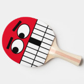 Funny ping pong paddle for table tennis player tafeltennisbatje (Zijkant)