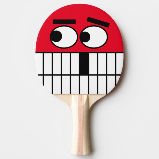 Funny ping pong paddle for table tennis player tafeltennisbatje (Voorkant)