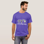 Funny ping pong t-shirt met tafeltennisslogan (Voorkant volledig)