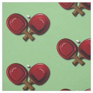 Funny ping pong Table Tennis Paddle met ovalen Bal Stof