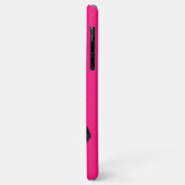 Funny pinguin, gepersonaliseerd bagagelabel Case-Mate iPhone case (Achterkant/links)