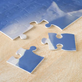 Funny pinguin op ijsfoto legpuzzel (Zijkant)