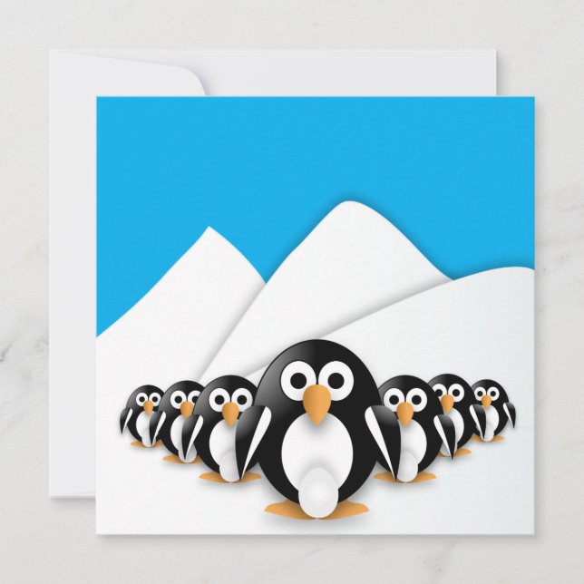 Funny pinguins (Voorkant)