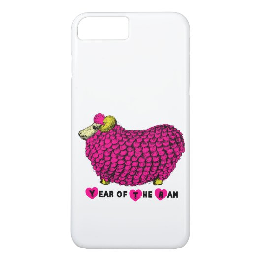 Funny Pink Chinees Jaar Zodiac iPhone Case-Mate iPhone Case (Achterkant)