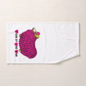 Funny Pink Chinees jaar Zodiac Towel Set Bad Handdoek (Handdoek)