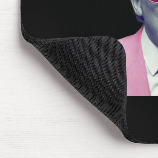 Funny Pink Donald Trump Bubble Gum Yum T-shirt Muismat (Hoek)