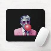 Funny Pink Donald Trump Bubble Gum Yum T-shirt Muismat (Met muis)