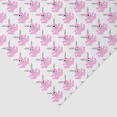 Funny Pink Easter Bunnies Tissuepapier (Detail)